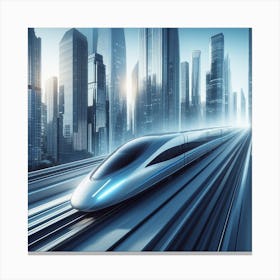 Futuristic Train Canvas Print