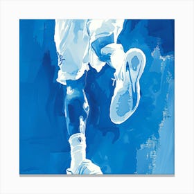 Nba Player Jumping Canvas Print