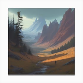 Landscape Painting 143 Canvas Print