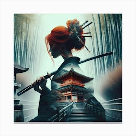 Samurai Girl 11 Canvas Print