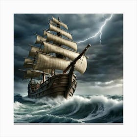 Stormy Seas 1 Canvas Print