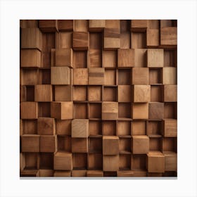 Wooden Cubes 2 Canvas Print