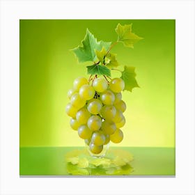 White Grapes Canvas Print