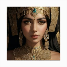 Cleopatra Egyptian Queen Canvas Print