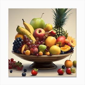 Fruit Bowl Canvas Print