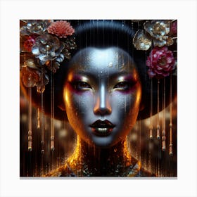 Japan Geisha Visual 138 Canvas Print