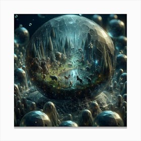 Sphere Of Life 1 Canvas Print