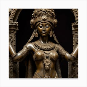 Statue of a Goddess Canvas Print