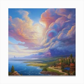 Cloudy Day Canvas Print