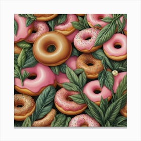 Donut Plant Art Print 2 Canvas Print