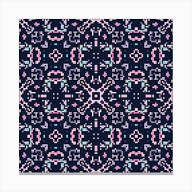 Pixel Pattern 12 Canvas Print