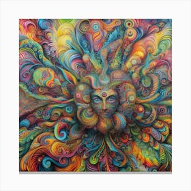 Psychedelic Painting, Psychedelic Art, Psychedelic Art, Psychedelic Art Canvas Print