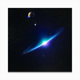 Planets In Space 3 Canvas Print