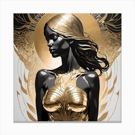 Golden Goddess Canvas Print