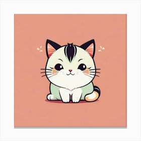 Cute Cat Canvas Print