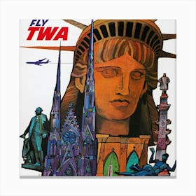 Fly Twa Canvas Print