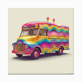 Ice Cream Truck 1 Canvas Print