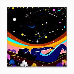 Dreams 7 vector art Canvas Print