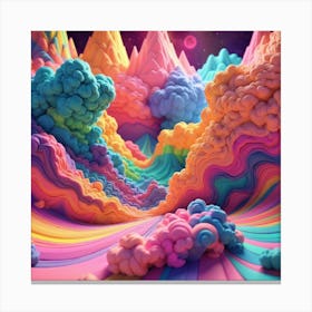 3d Art 6 Canvas Print