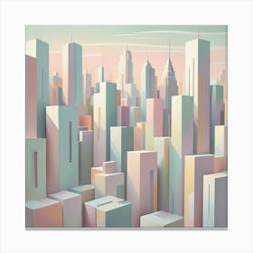 Cityscape 55 Canvas Print