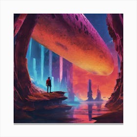 Spaceship 85 Canvas Print