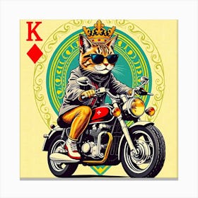 King Of Cats Canvas Print