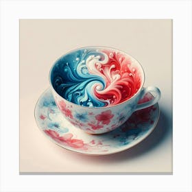 Tea Art 209 Canvas Print