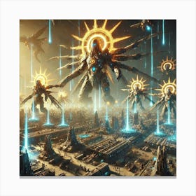 Solar Ascendants High Threat Zones Canvas Print