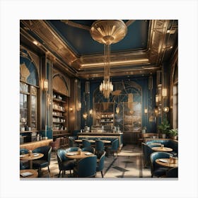 Deco Restaurant 2 Canvas Print