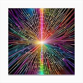 Rainbow Burst 9 Canvas Print