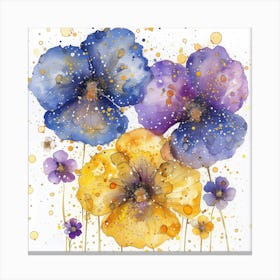 Pansies 8 Canvas Print