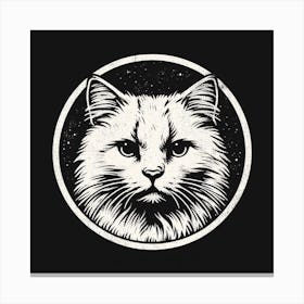 Portrait Of A Cat Canvas Print