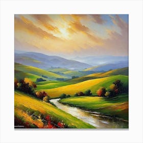 Landscape Painting 135 Canvas Print