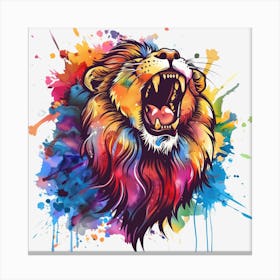 Lion Painting 5 Leinwandbild