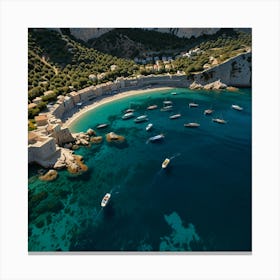 St Michel Bay Canvas Print