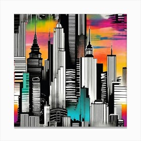 New York City Skyline 67 Canvas Print