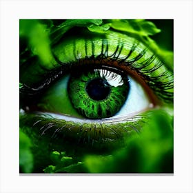 Green Eye 7 Canvas Print