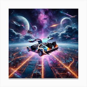 Back To The Future 4 Canvas Print