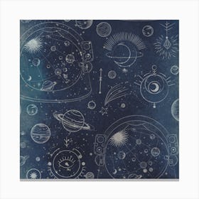 Galaxy Art Print 13 Canvas Print