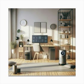 Modern Living Room 5 Canvas Print