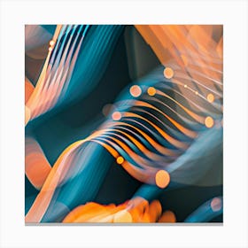 Abstract Light Rays 5 Canvas Print