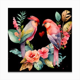 Love Birds Canvas Print