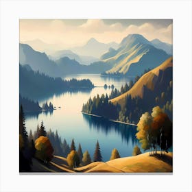 Landscape Painting 120 Canvas Print