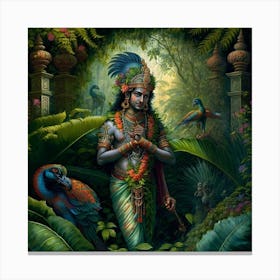 Shree Krishna Canvas Print