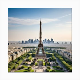 Paris Eiffel Tower Canvas Print