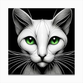 Creative Feline Cat Artwork 97 Canvas Print