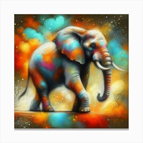 Elephant Painting 8 Canvas Print
