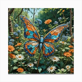 Butterfly In The Woods Canvas Print