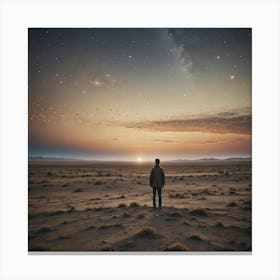 Desert Solitude Canvas Print