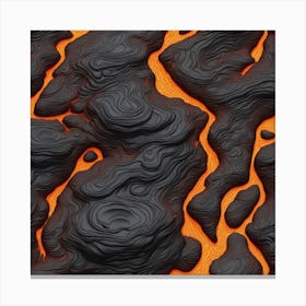 Lava Texture 2 Canvas Print